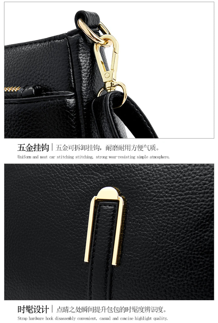 Women’s Luxury Leather Shoulder & Crossbody Bag – Designer 2024