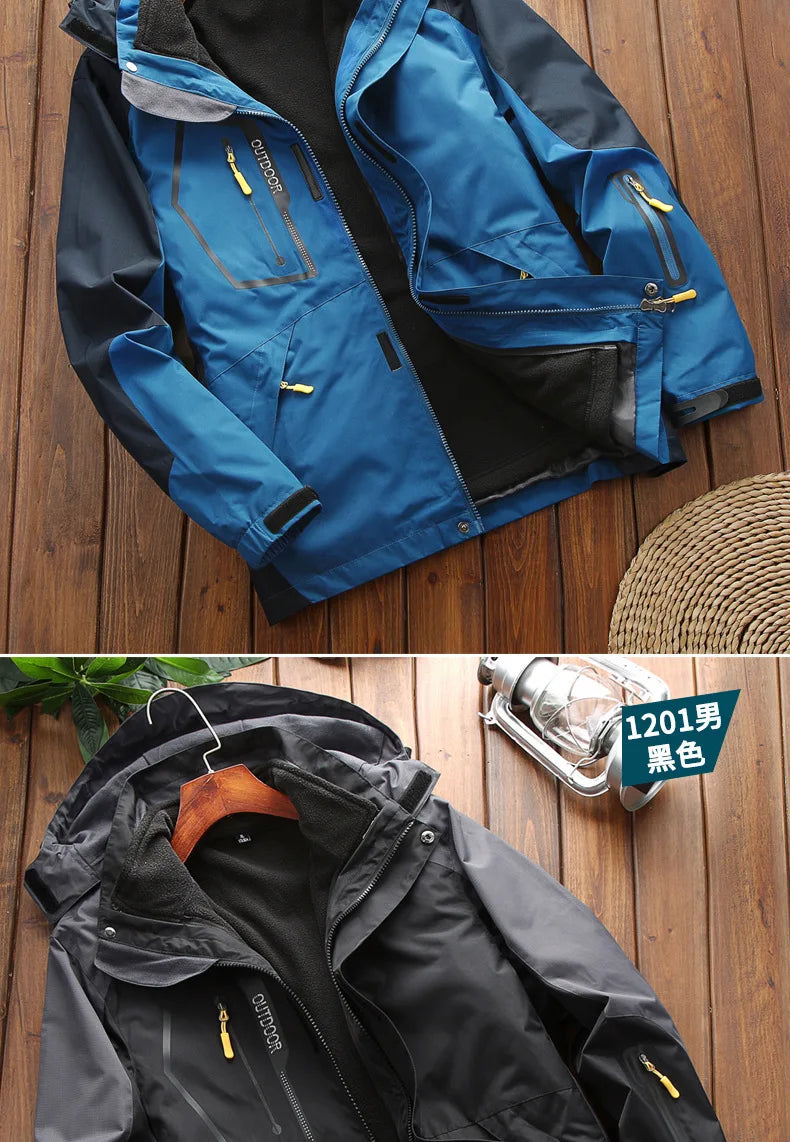 Men’s Winter Ski Jacket – Waterproof Windproof Snowboard & Trekking Coat