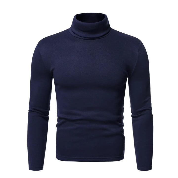 Men Turtleneck Sweater Design Long Sleeve Shirt top