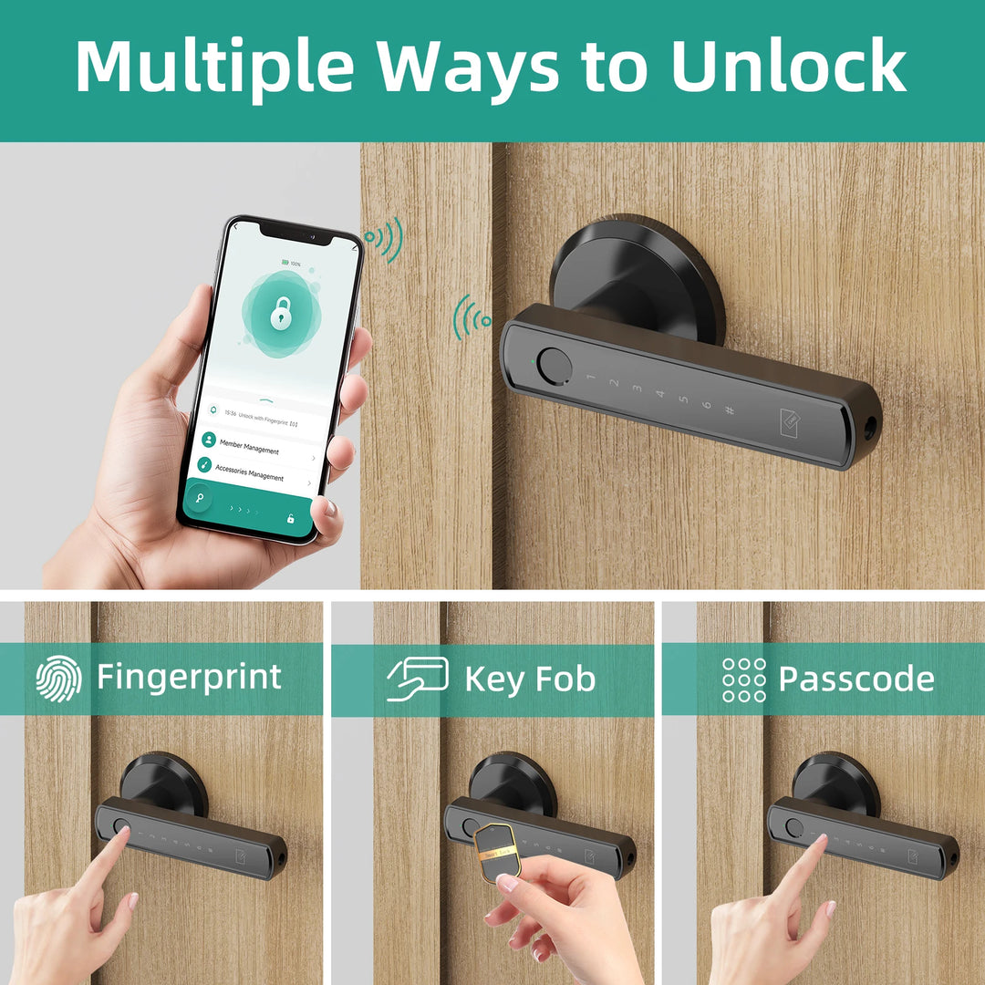 Viladepot™ Keyless Smart Lock – Fingerprint & Passcode