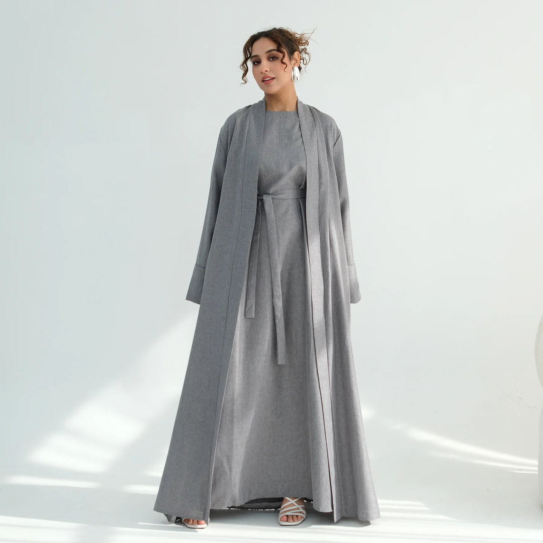 Muslim Women Modest Dress Kimono Cardigan Dubai Abaya Turkey Kaftan Femme Musulmane Vestidos Ramadan Eid Islam Jalabiya Kebaya