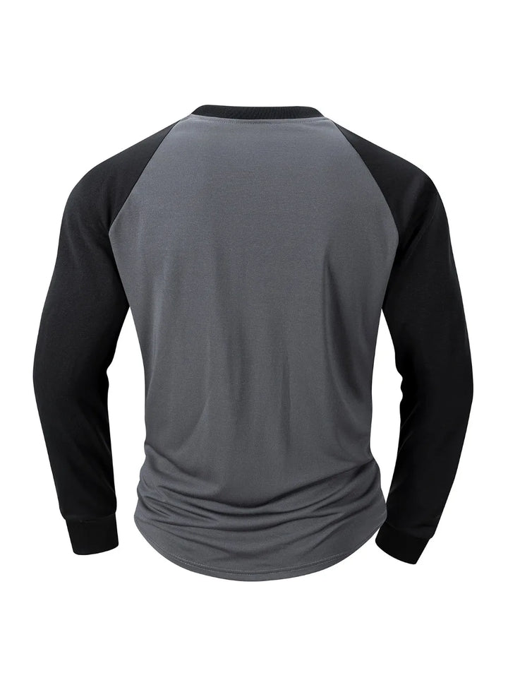 T Shirt for Men O-neck Casual Long Sleeve T-shirts Solid Color Men's Clothing Full Length Sleeve for Spring Summer Undershirts