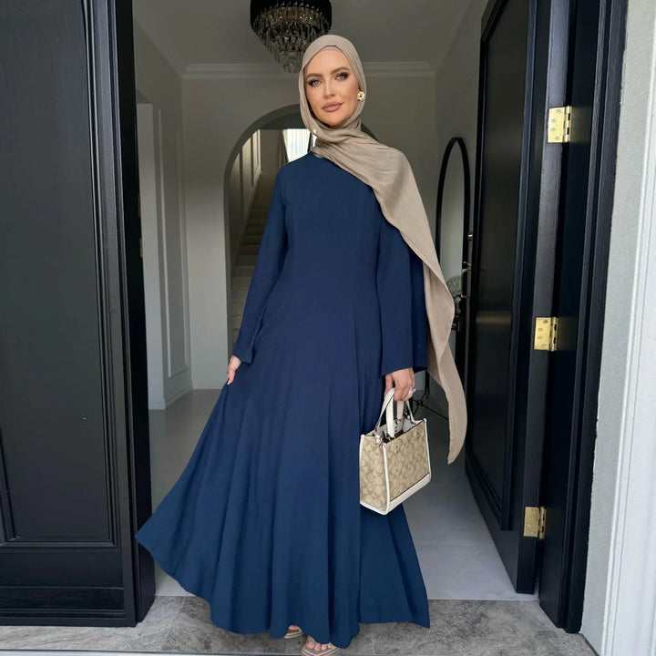 Ramadan Modest Abaya Dubai Islamic Muslim Kaftan Dress Prayer Clothes Women Vestidos Para Mujer Robe Caftan Marocain Femme