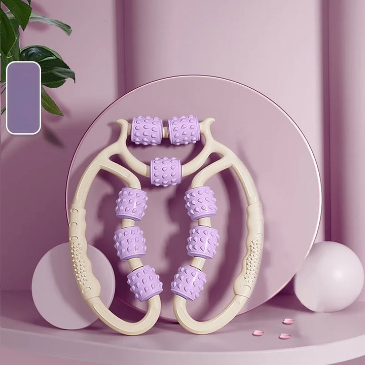 مدلك الساقين FitRoll™ ذو 9 عجلات - جهاز تدليك رياضي ولياقة بدنية