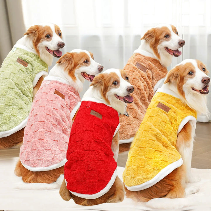 CanineComfort™ Flannel Dog Coat