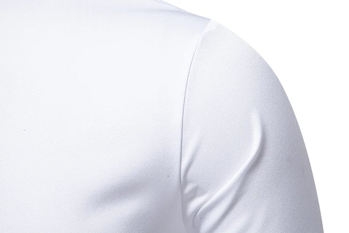 Mens Dress Shirts Vintage Personality Irregular Crop Long Sleeve Business Stand Collar Shirt Men Camisas Streetwear Blusas Tops