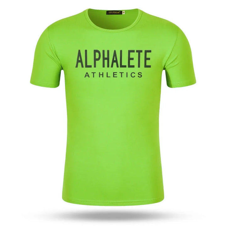 Men Muscle Shirts Cotton Elastic Slim Fit for Men Workout Casual Bodybuilding T-shirt Letter Printed