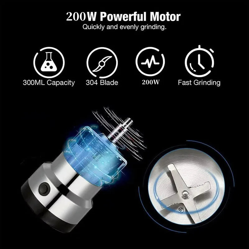 NutriGrind™ Kaffee- und Gewürzmühle für Zuhause