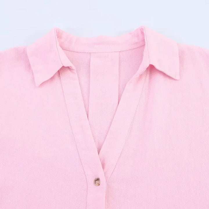 MUJER Striped Women's Shirt White Loose Casual Shirts for Women Summer Button up Shirts and Blouses Woman Wide Sleeve Ladies Top