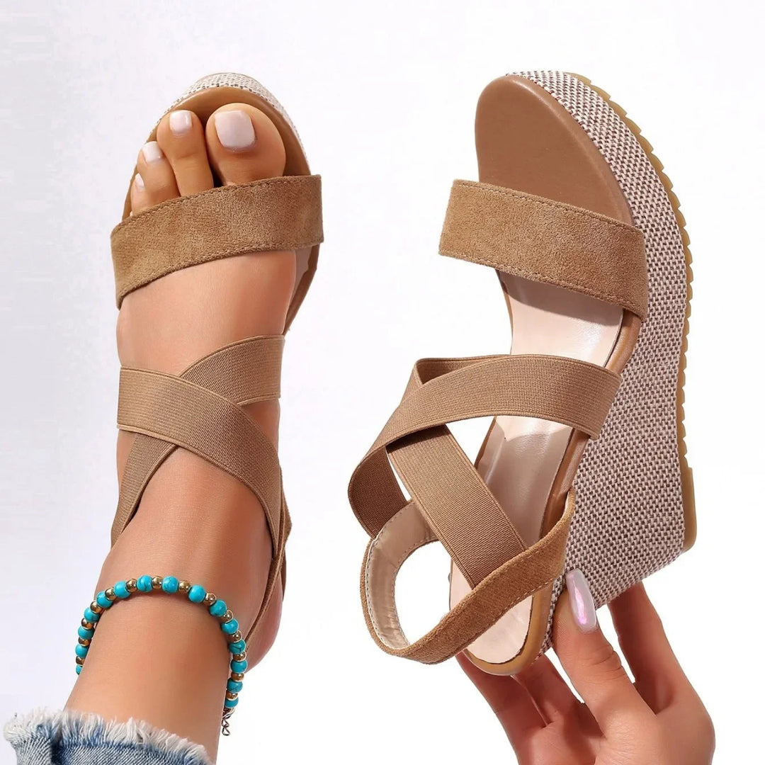 Women’s Wedge Sandals – Waterproof Thick-Soled Summer Shoes
