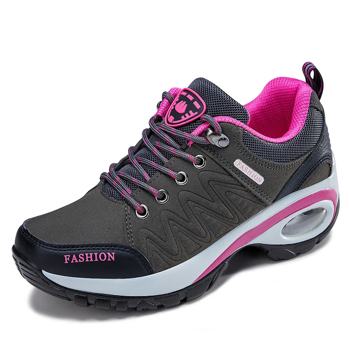 Women’s Waterproof Platform Sneakers – Outdoor Hiking & Running Shoes