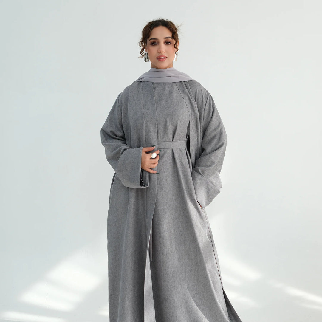 Muslim Women Modest Dress Kimono Cardigan Dubai Abaya Turkey Kaftan Femme Musulmane Vestidos Ramadan Eid Islam Jalabiya Kebaya