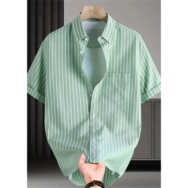 Hawaii Shirts 3d Print Men's Short Sleeve Blouse Holiday Party Tops Oversized Tee Shirt For Men Clothing Harajuku Camisa Lapel