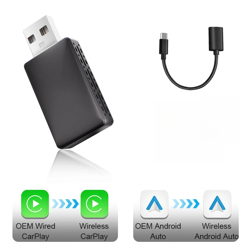 CarPlayX™ Wireless AI Box für Android Auto USB