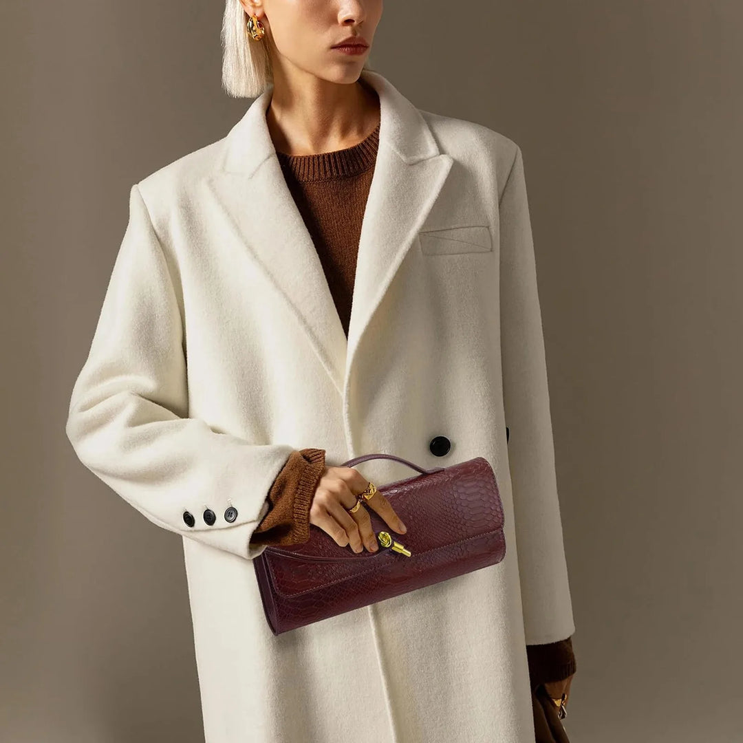 حقيبة يد نسائية جلدية أنيقة وحقيبة سهرة – حقيبة كروس بودي وحقيبة كتف