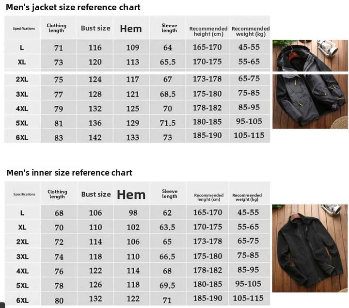 Men’s Winter Ski Jacket – Waterproof Windproof Snowboard & Trekking Coat