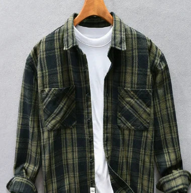 Men's Shirt - Spring/Summer New Style Long-Sleeved Shirt,For Customized Products, Please Contact Us