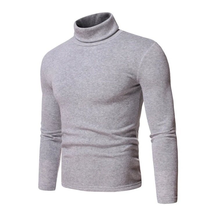 Men Turtleneck Sweater Design Long Sleeve Shirt top