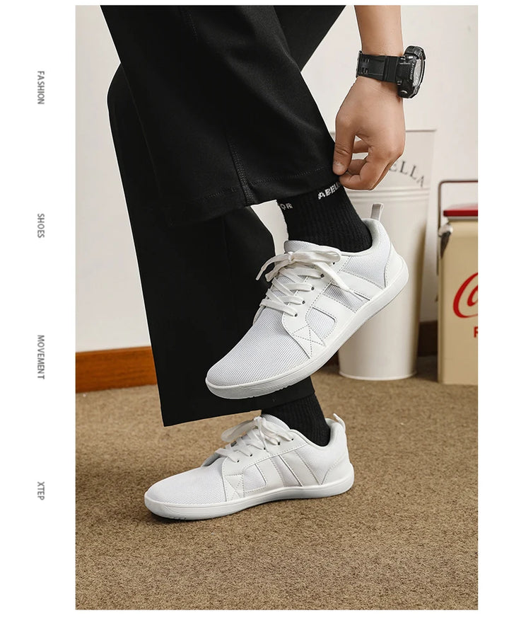 New Minimalist Shoes for Men Wide Toe Barefoot Zero Drop Shoes Casual Breathable Mesh Lightweight Walking Sneakers Man