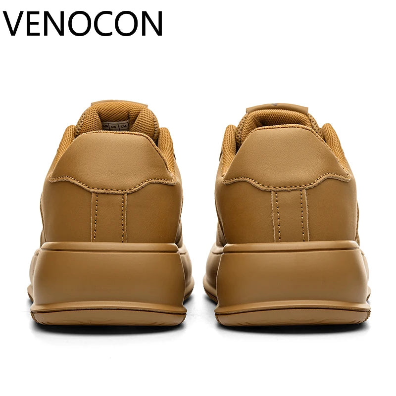 VENOCON Minimalist Wide Toe Box Sneakers – Fabric & Leather