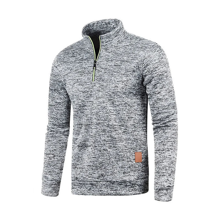 Men Sweatshirts Spring Thicker Pullover Half Zipper Pullover for Male Hoody Outdoor Sweatshir Autumn Solid Color Turtleneck Swea