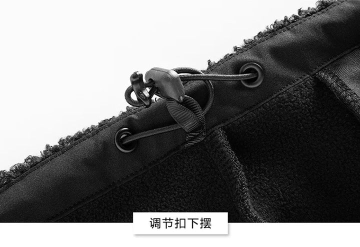 Men’s Warm Polar Fleece Jacket – Casual Outdoor Winter Coat