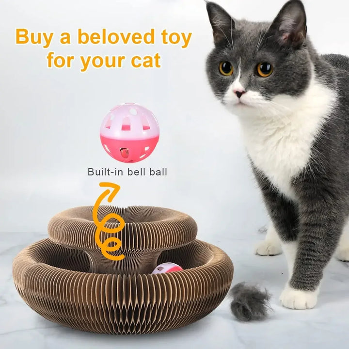 FelineFun™ Scratch Post Toy