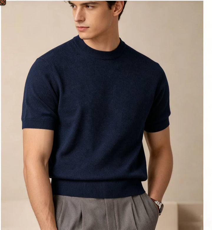 Men's short-sleeved shirts are suitable for the office, client visits, business meetings, city walks, dates, coffee shops, exhib