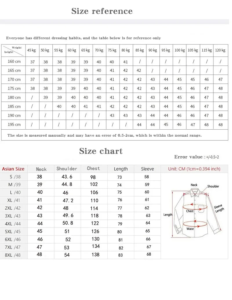 Men's shirt long sleeved slim fit striped Windsor collar contrasting color collar business casual one line collar shirt