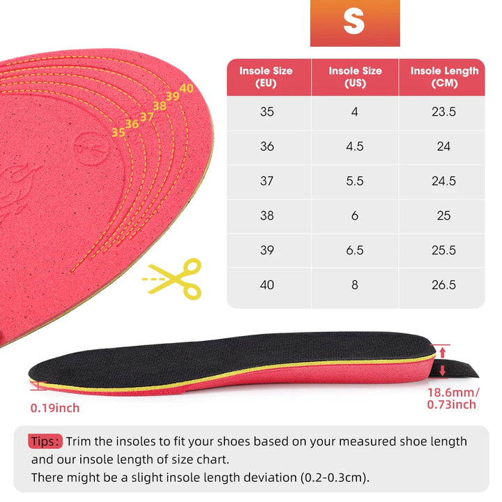 BlazeStep™ Cut-to-Fit Heated Insoles