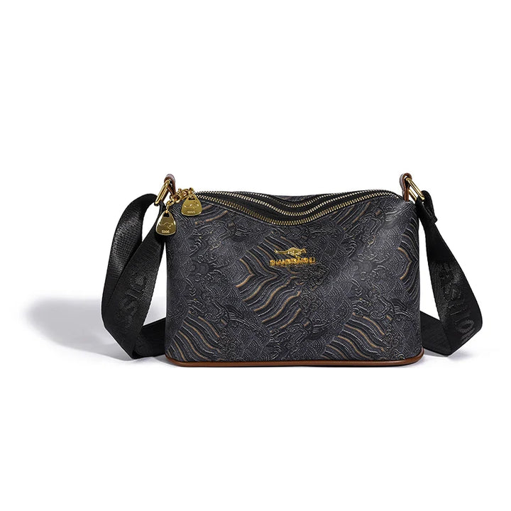 3-Layer Women’s Handbag – Luxury Patent Leather Crossbody & Shoulder Bag