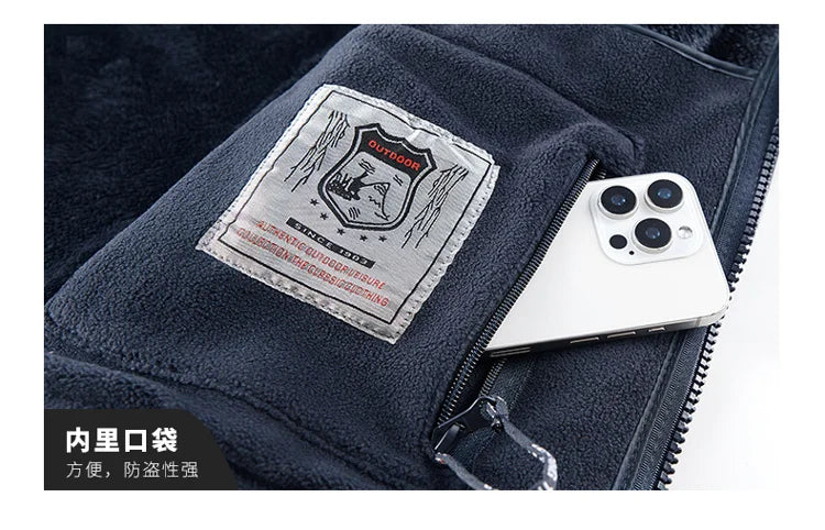 Men’s Hooded Outdoor Jacket – Versatile Autumn & Winter Wear