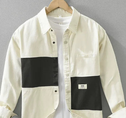 Men's Shirt - Spring/Summer New Style Long-Sleeved Shirt,For Customized Products, Please Contact Us