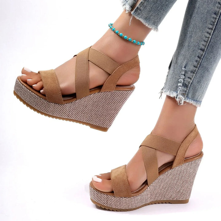 Women’s Wedge Sandals – Waterproof Thick-Soled Summer Shoes