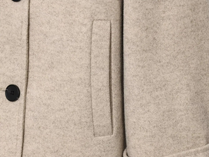 Women’s Double-Breasted Jacket – Elegant Lapel Coat for Autumn & Winter 2025