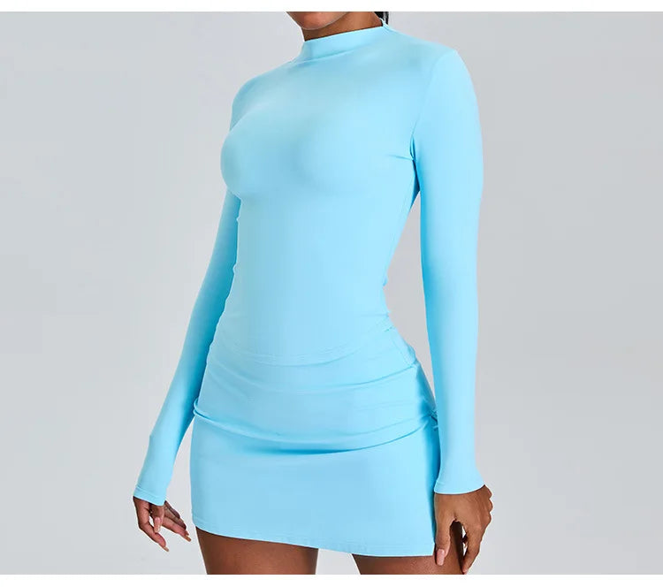 Yoga Shirts For Women Long Sleeve Fitness Long Sleeve Running Gym Clothes Workout Dry Fit Breathable High Elastic Sports Top