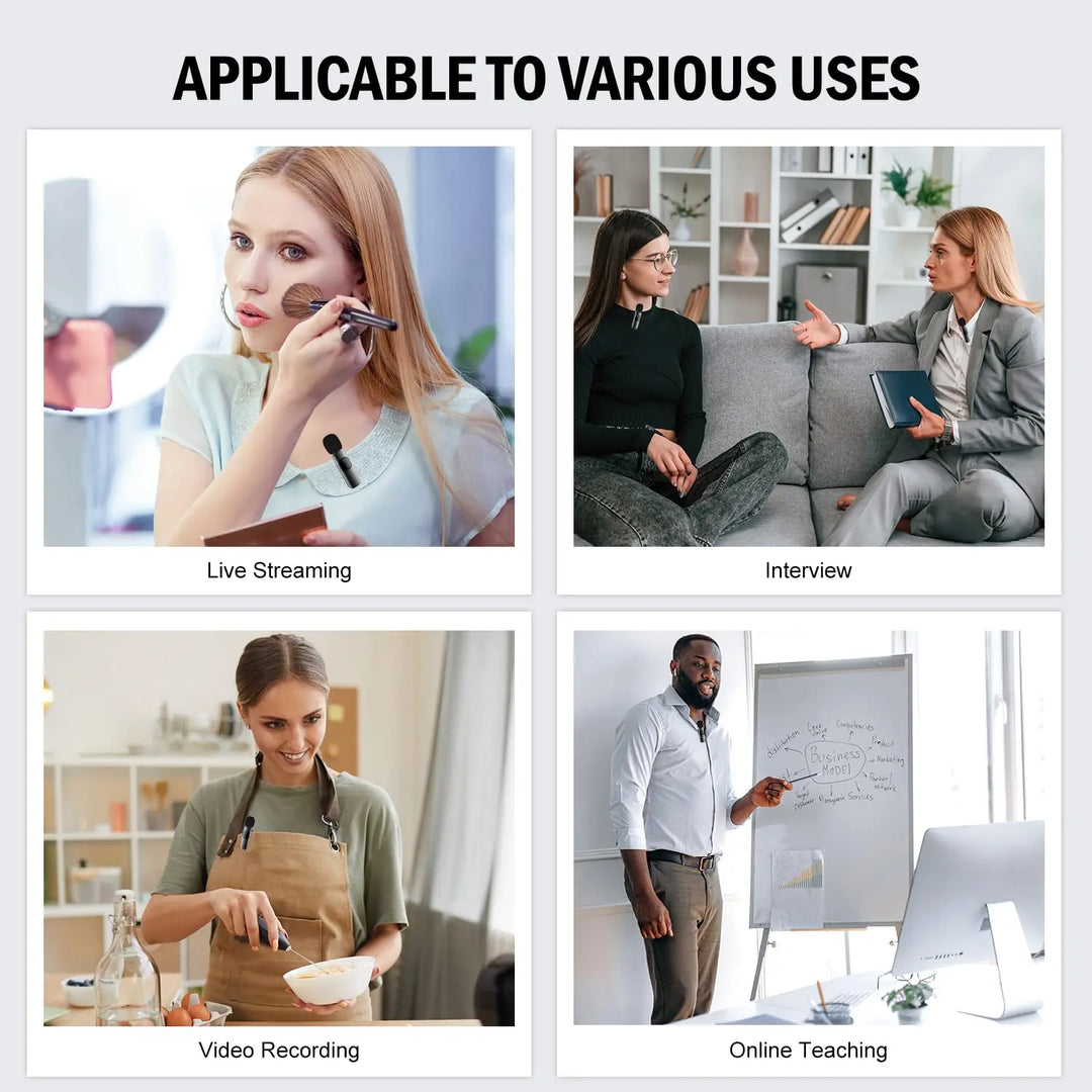 Basix™ Drahtloses Lavalier-Mikrofon für iPhone