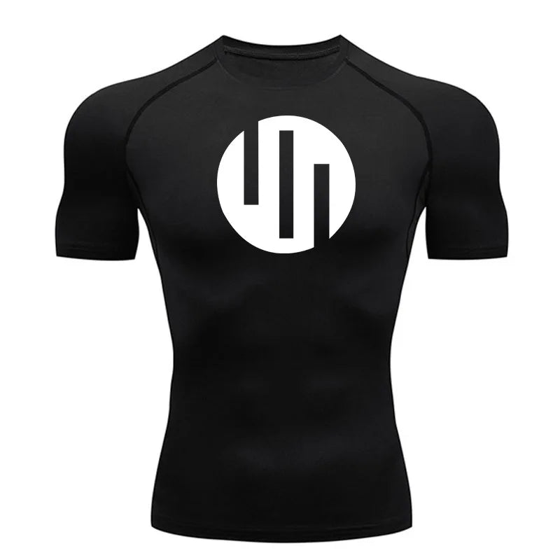 Men's Compression Shirts Long Sleeve Workout Gym T-Shirt Running Top Cool Dry Sports Baselayer Undershirts Sun Protection Skin