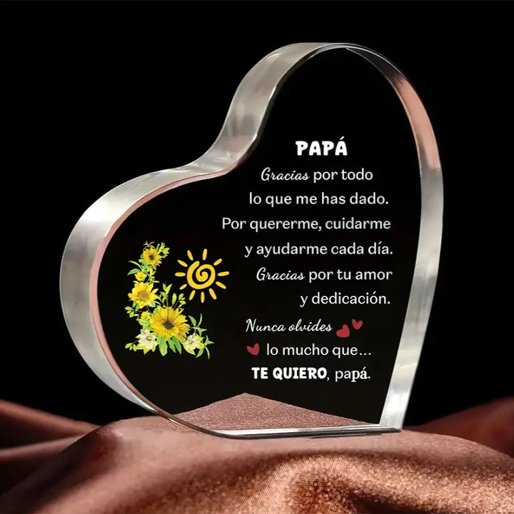 Acryl-Andenken für spanische Väter