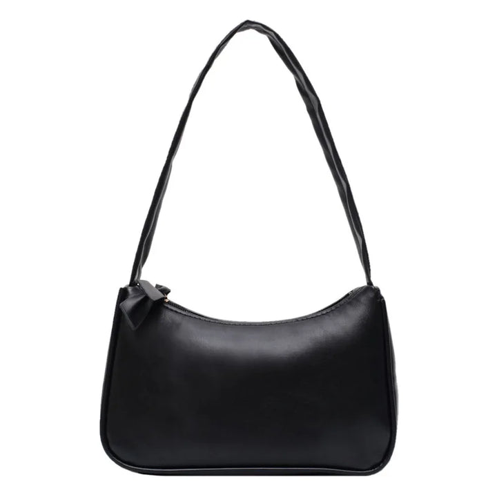 Women’s PU Leather Handbag – Simple Small Shoulder & Underarm Bag