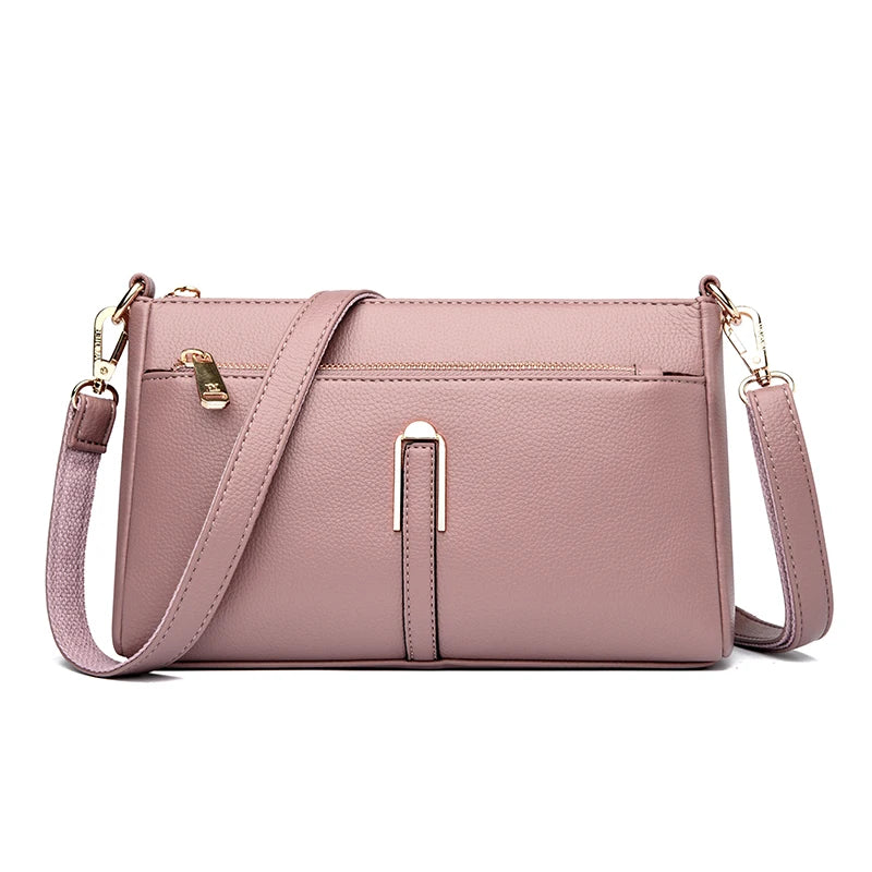 Women’s Luxury Leather Shoulder & Crossbody Bag – Designer 2024