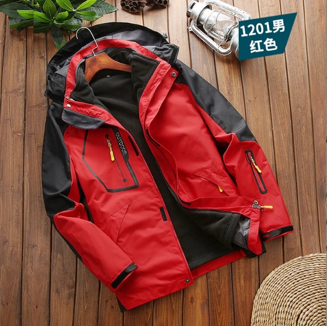 Men’s Winter Ski Jacket – Waterproof Windproof Snowboard & Trekking Coat