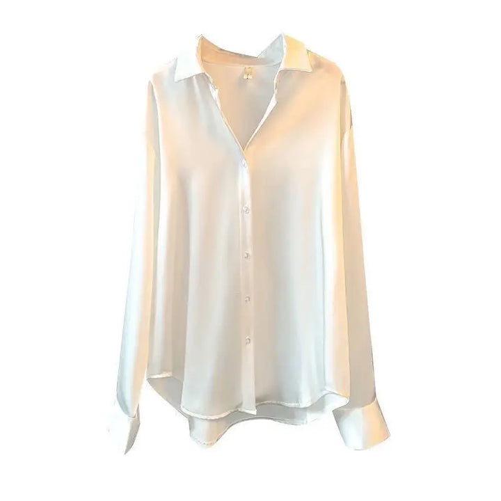 Summer Shirts And Blouses Woman Casual Top Autumn Winter Korean Long Sleeve Button Elegance Sweet Casual Office Lady New Shirts