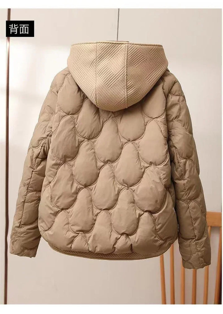 2025 Fashion Coats Korean Style Loose Cropped Coat Women Jacket Women Parkas Warm Puffer Jackets Casual Coat New Winter Clothes