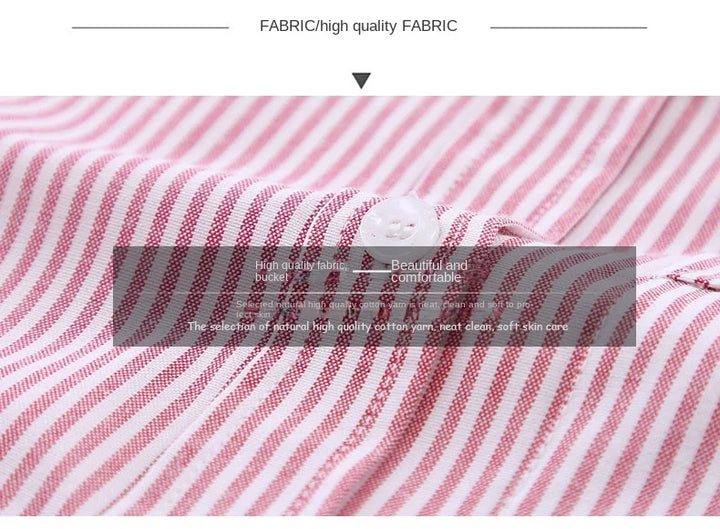 White Blue Pink Striped Shirt Women 2024 Spring New Simple Casual Long Sleeves Blouses and Tops Office Fashion Ladies Clothes
