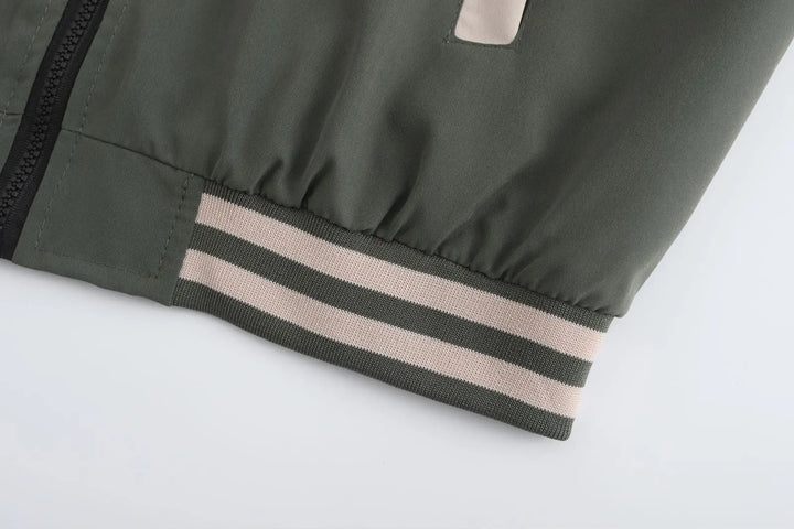 Men’s Casual Sports Baseball Jacket – Trendy Spring & Autumn Outerwear