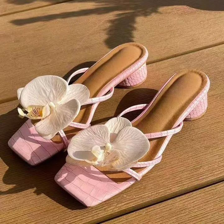 2025 Women’s Casual Sandals – Elegant Floral Designer Shoes