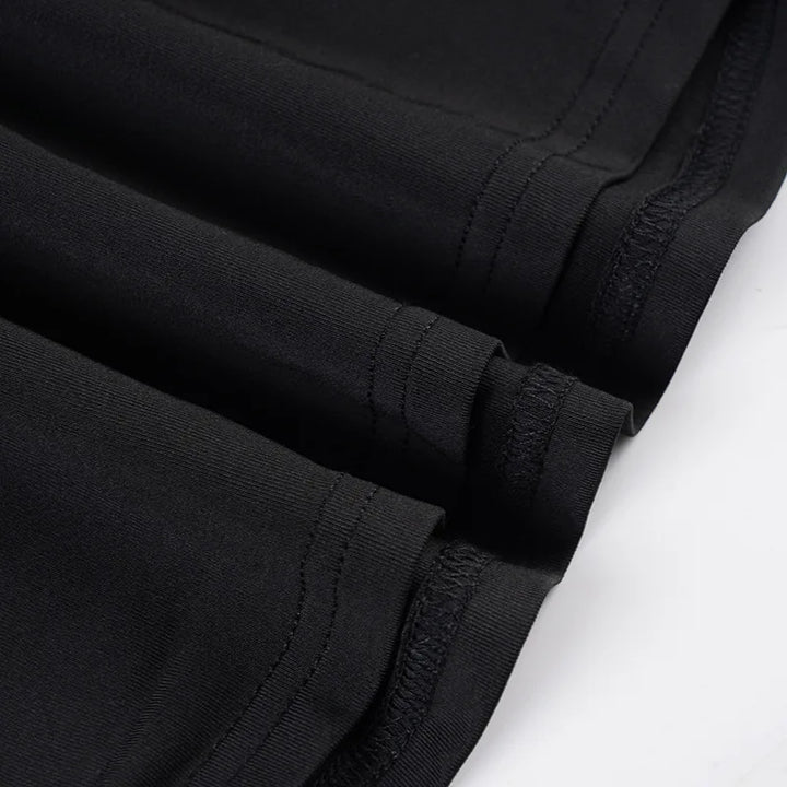 Solid Black T Shirts For Women Elegant Clothes Turtleneck Camisetas Lady Tops Long Sleeve Ropa De Mujer Shirring Feminist Shirt