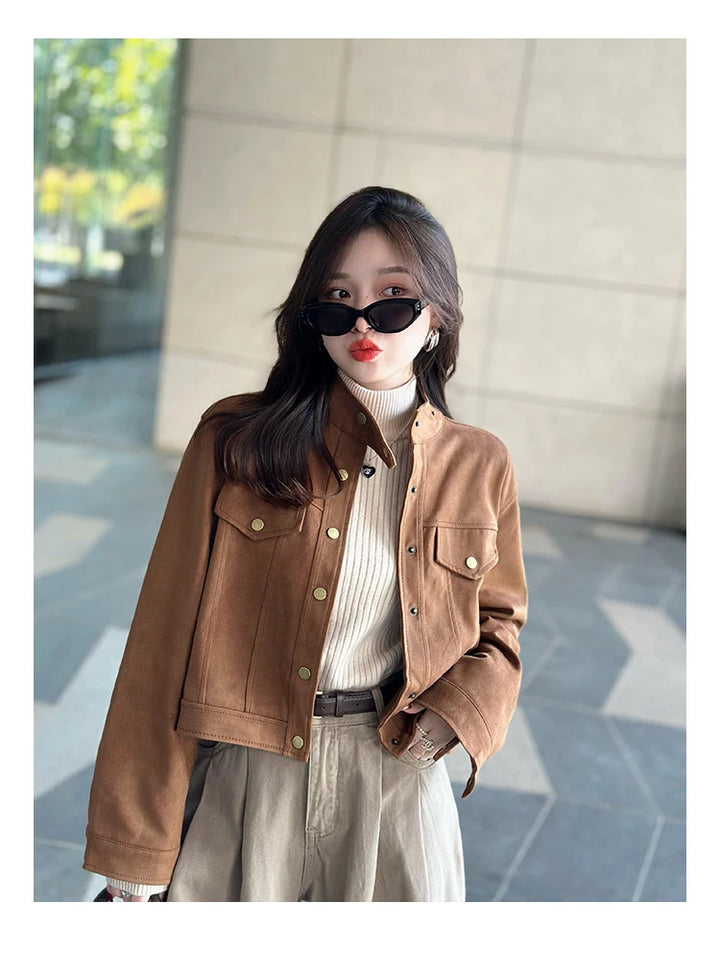 2025 Women’s Turtleneck Sweater – Thick Velvet-Lined Winter Pullover