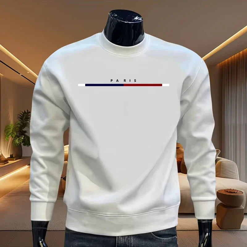 Mens Sweatshirts Paris Printed Tops Sports Jogging Man Clothing Casual Office Home Pullover High Quality Long Sleeves Sportswear